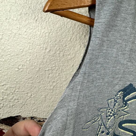 Vintage Social Distortion Shirt Size Small Grey Sleeveless Tank Punk Rock Y2K - Picture 6 of 8